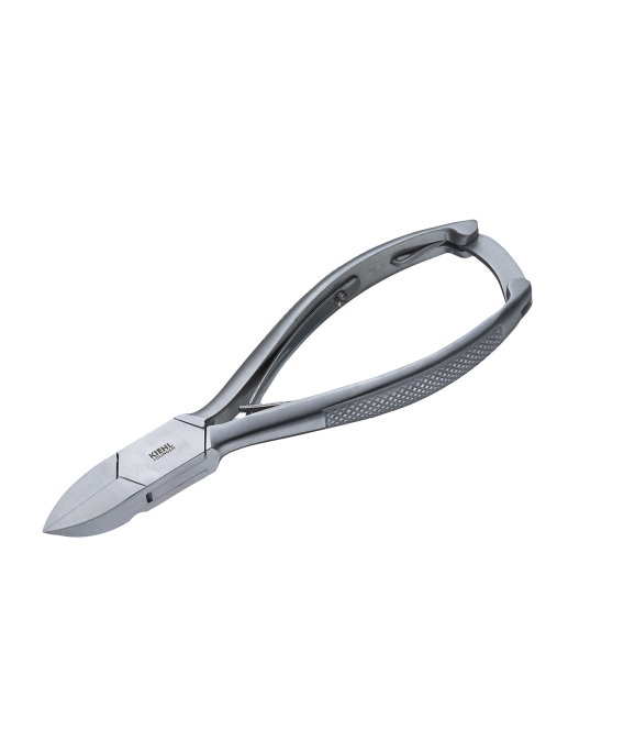 Nageltang kruisveer 14 cm, platte bek, RVS Kiehl