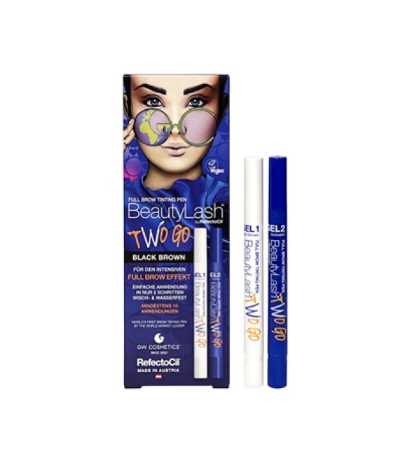 BeautyLash Full Brow Tinting Pen Black Brown BeautyLash Full Brow Tinting Pen Black Brown
